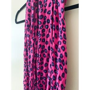 Lilly Pulitzer Magenta Leopard Infinity Scarf